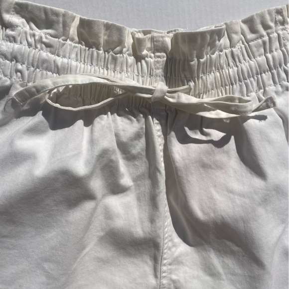 Missguided White High Waist Drawstring Shorts - Picture 4 of 5